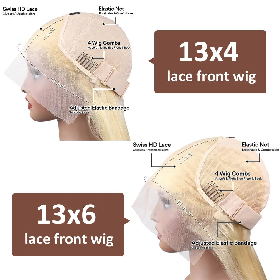 Body Wave Human Hair Lace Front Wig — product view